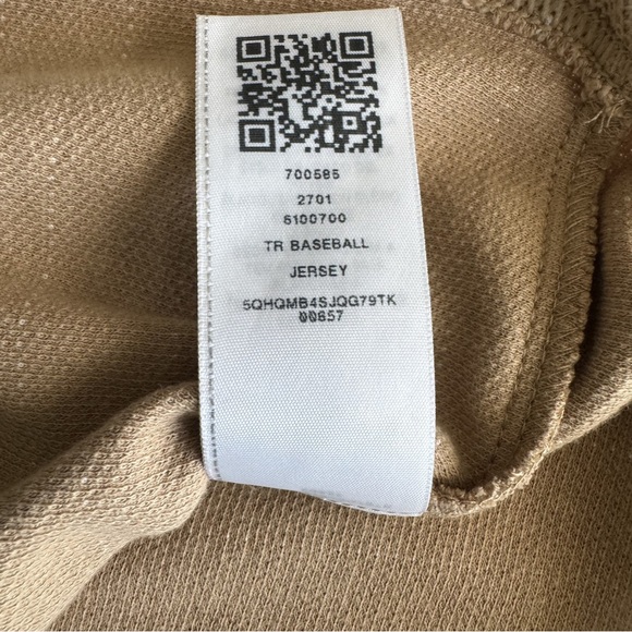 True Religion Men's Beige Pinstripe Jersey - Picture 8 of 8